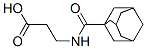 3-[(1-ADAMANTYLCARBONYL)AMINO]PROPANOIC ACID Struktur