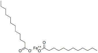 Didodecanoic acid iron(II) salt Struktur