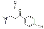 3-(diMethylaMino)-1-(4-hydroxyphenyl)propan-1-one.HCl Struktur