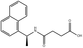 (S)-(-)-N-(1-(1-NAPHTHYL)ETHYL)SUCCINAM& Struktur