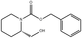 1-Piperidinecarboxylic acid, 2-(hydroxyMethyl)-, phenylMethyl ester, (2S)- Struktur