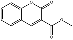 2-Oxo-2H-1-benzopyran-3-carboxylic acid methyl ester Struktur