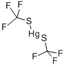 BIS(TRIFLUOROMETHYLTHIO)MERCURY Struktur