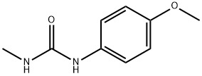 1-(4-METHOXYPHENYL)-3-METHYLUREA Struktur