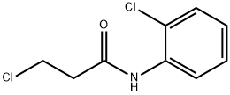 3-CHLORO-N-(2-CHLOROPHENYL)PROPANAMIDE Struktur