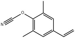 Cyanic acid, 4-ethenyl-2,6-dimethylphenyl ester (9CI) Struktur