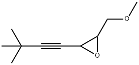 Oxirane, 2-(3,3-dimethyl-1-butynyl)-3-(methoxymethyl)- (9CI) Struktur