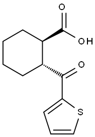 TRANS-2-(2-THIOPHENECARBONYL)-1-CYCLOHEXANECARBOXYLIC ACID, 99 Struktur