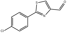 2-(4-CHLORO-PHENYL)-THIAZOLE-4-CARBALDEHYDE Struktur