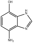 1H-Benzimidazol-4-ol, 7-amino- (9CI) Struktur