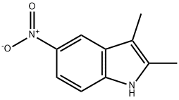 2,3-DIMETHYL-5-NITROINDOLE Struktur