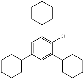 2,4,6-Tricyclohexylphenol Struktur