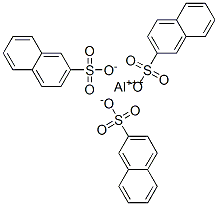 aluminium tri(naphthalene-2-sulphonate) Struktur