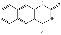 2-mercaptobenzo[g]quinazolin-4(3H)-one Struktur