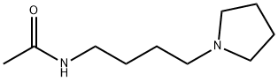 Acetamide,  N-[4-(1-pyrrolidinyl)butyl]- Struktur