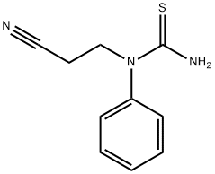 Thiourea,  N-(2-cyanoethyl)-N-phenyl- Struktur