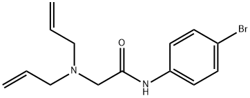 4'-Bromo-2-(diallylamino)acetanilide Struktur