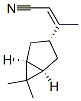 2-Butenenitrile,3-(6,6-dimethylbicyclo[3.1.0]hex-3-yl)-,(1-alpha-,3-alpha-,5-alpha-)-(9CI) Struktur