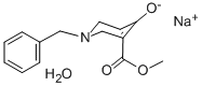 N-BENZYL-3-CARBOMETHOXY-4-PIPERIDONE, SODIUM SALT MONOHYDRATE, TECH. Struktur