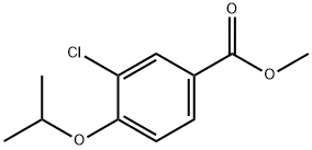 METHYL 3-CHLORO-4-ISOPROPOXYBENZOATE Struktur