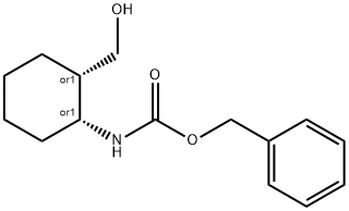 BENZYL CIS-(2-HYDROXYMETHYL)CYCLOHEXYLCARBAMATE Struktur