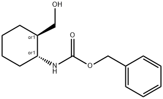 BENZYL TRANS-(2-HYDROXYMETHYL)CYCLOHEXYLCARBAMATE Struktur