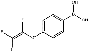 4-(TRIFLUOROVINYLOXYPHENYL)BORONIC ACID Struktur