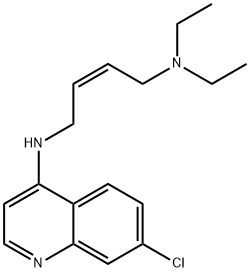 7-Chloro-N-[(Z)-4-(diethylamino)-2-butenyl]-4-quinolinamine Struktur