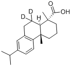 DEHYDROABIETIC ACID-6,6-D2 Struktur