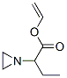 1-Vinyl-2-(1-aziridinyl)ethyl=acetate Struktur