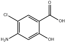 4-Amino-5-chloro-2-methoxybenzoic acid Struktur