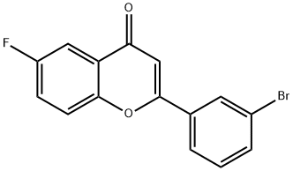 3'-BROMO-6-FLUOROFLAVONE Struktur