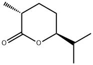 2H-Pyran-2-one,tetrahydro-3-methyl-6-(1-methylethyl)-,(3R,6S)-(9CI) Struktur