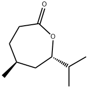 2-Oxepanone,5-methyl-7-(1-methylethyl)-,(5S,7S)-(9CI) Struktur