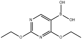 Boronic acid, (2,4-diethoxy-5-pyrimidinyl)- (9CI) Struktur