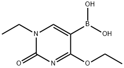 Boronic acid, (4-ethoxy-1-ethyl-1,2-dihydro-2-oxo-5-pyrimidinyl)- (9CI) Struktur