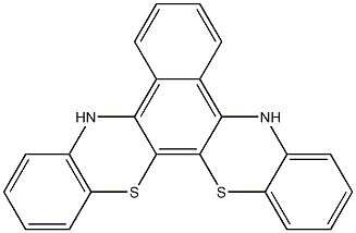 BENZO(A)(1,4)BENZOTHIAZINO(3,2-C)PHENOTHIAZINE Struktur