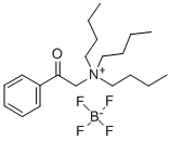 N,N,N-TRIBUTYL-N-PHENACYL AMMONIUM TETRAFLUOROBORATE Struktur