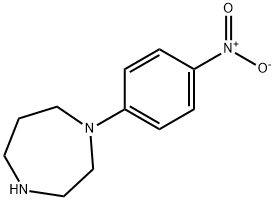 1-(4-Nitrophenyl)-[1,4]diazepane Struktur