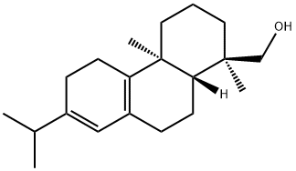 [1R-(1alpha,4abeta,10aalpha)]-1,2,3,4,4a,5,6,9,10,10a-decahydro-7-isopropyl-1,4a-dimethylphenanthren-1-methanol  Struktur