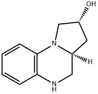 Pyrrolo[1,2-a]quinoxalin-2-ol, 1,2,3,3a,4,5-hexahydro-, (2R,3aS)- (9CI) Struktur