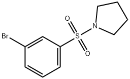 3-BROMO-N-PYRROLIDIN-1-YLBENZENESULPHONAMIDE Struktur