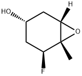 7-Oxabicyclo[4.1.0]heptan-3-ol,5-fluoro-6-methyl-,(1S,3R,5S,6S)-(9CI) Struktur