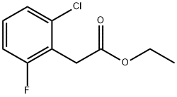 Ethyl 2-chloro-6-fluorophenylacetate Struktur