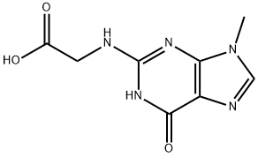 Glycine,  N-(6,9-dihydro-9-methyl-6-oxo-1H-purin-2-yl)- Struktur