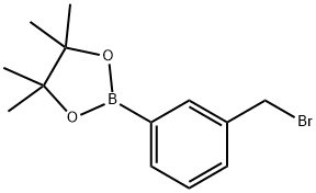 (3-BROMOMETHYLPHENYL)BORONIC ACID PINACOL ESTER Struktur