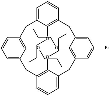 5-BROMO-25,26,27,28-TETRAPROPOXYCALIX[4!ARENE, 97 Struktur