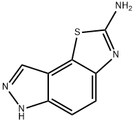 6H-Pyrazolo[3,4-g]benzothiazole,2-amino-(8CI) Struktur