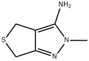 4H-Thieno[3,4-c]pyrazol-3-amine,  2,6-dihydro-2-methyl- Struktur