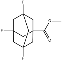 3,5,7-trifluoroadaMantane-1-carboxylic acid Methyl ester Struktur